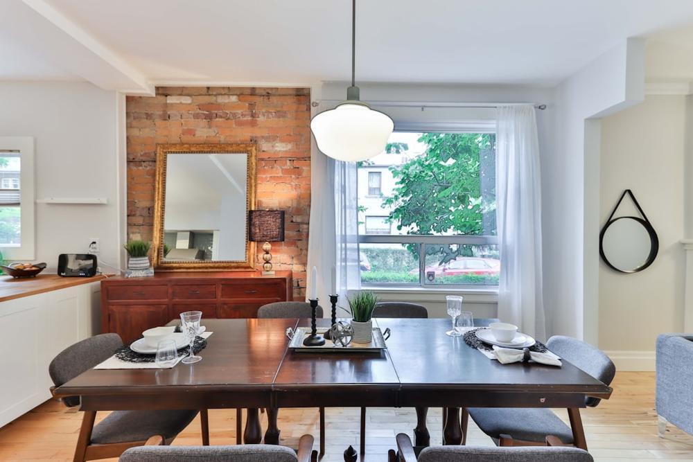 Interior view of Crown Shy's elegant dining room